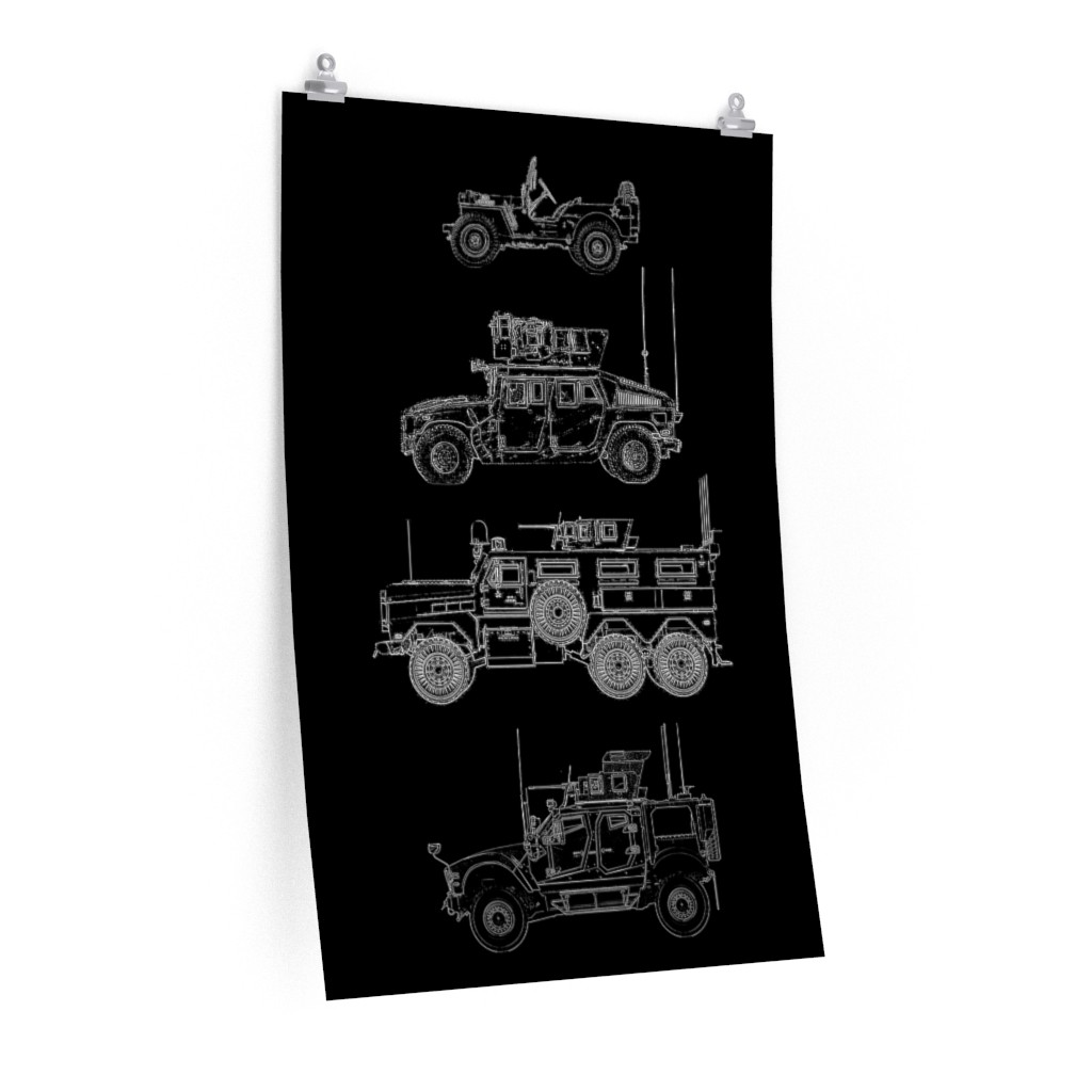 Evolution Poster Infantry Owned Apparel