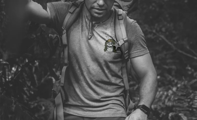 USMC Scout sniper wonderer shirt on the nature trail